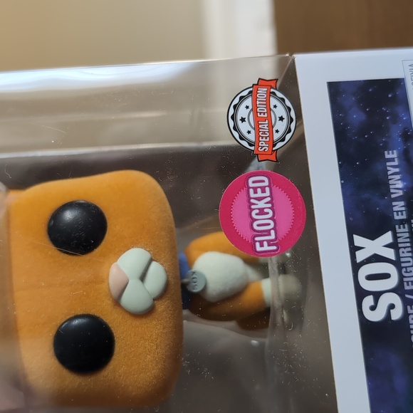Disney Lightyear Funko Pop Flocked Special Edition Sox NEW - Picture 2 of 8